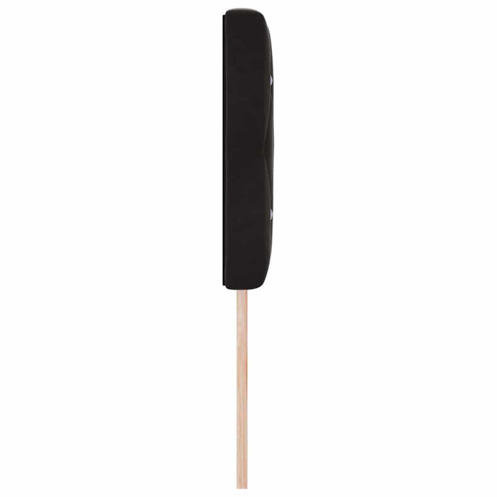 Tăblie LED cu lumini cu bandă LED Argyle Negru 80 cm Catifea - WALTI WALTI