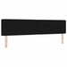 Tăblie LED cu benzi LED cu headboard Negru 200 cm Catifea - WALTI WALTI
