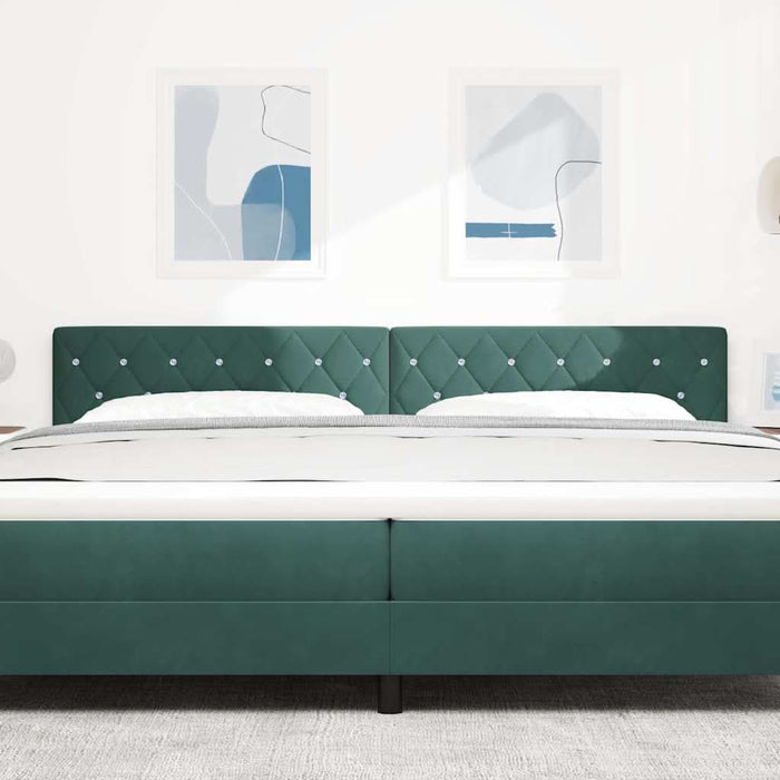 Tăblie LED cu lumini cu bandă LED Verde închis 100 cm Catifea - WALTI WALTI