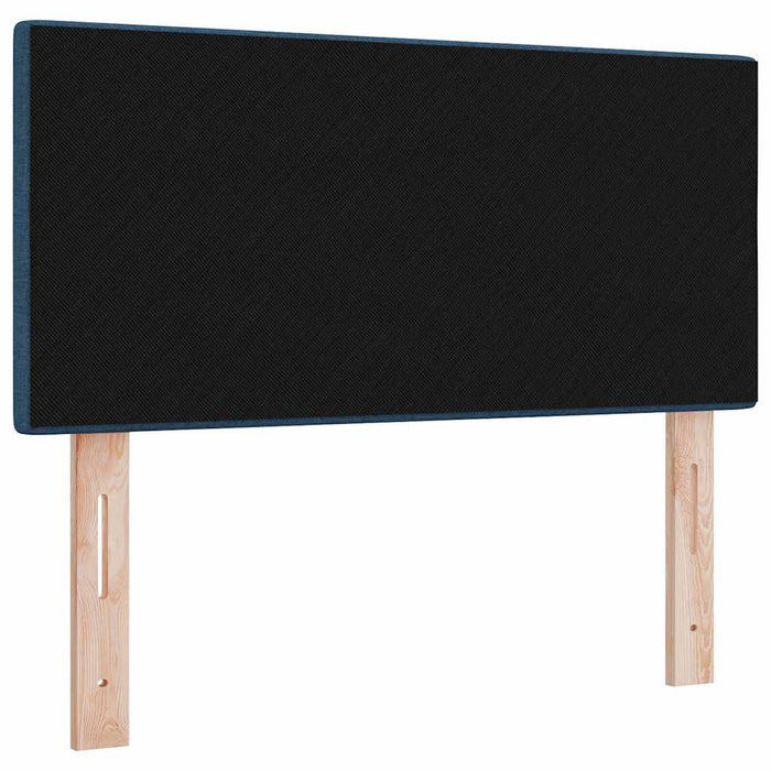 Tăblie LED cu benzi LED cu headboard albastru 80 cm țesătură - WALTI WALTI
