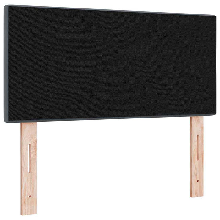 Tăblie cap cu lumini cu bandă LED Ajustabil Gri 90 cm Catifea - WALTI WALTI