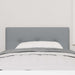 Tăblie cu LED cu headboard Manual Gri deschis 100 cm țesătură - WALTI WALTI