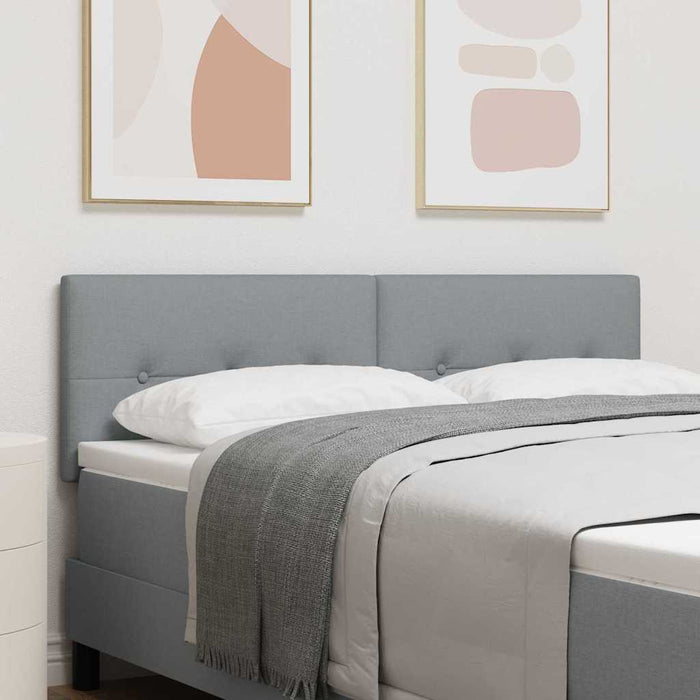 Tăblie LED cu lumini cu bandă LED Gri deschis 144 cm Poliester - WALTI WALTI