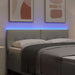 Tăblie LED cu lumini cu bandă LED Gri deschis 144 cm Poliester - WALTI WALTI