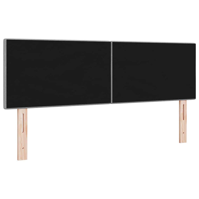 Tăblie LED cu lumini cu bandă LED Gri deschis 160 cm Poliester - WALTI WALTI