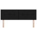 Tăblie cu LED cu lumini cu bandă LED Negru 160 cm țesătură - WALTI WALTI