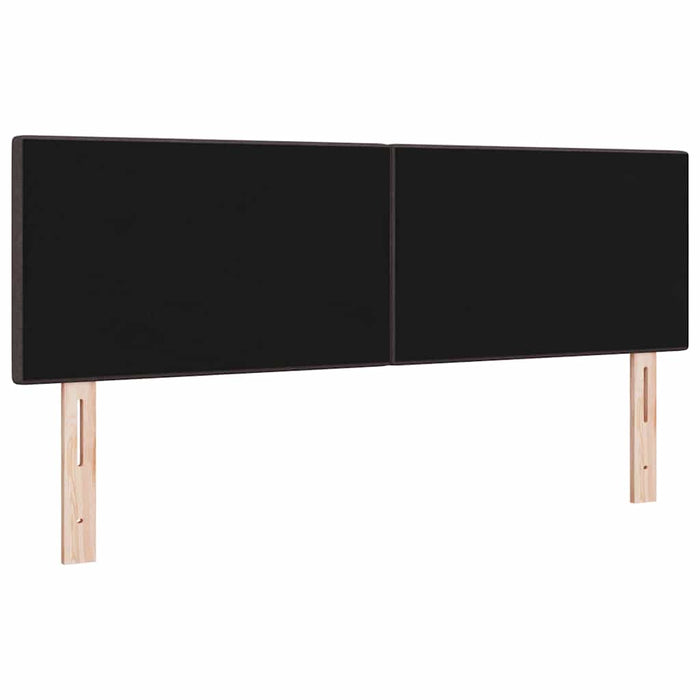 Tăblie LED cu lumini cu bandă LED Maro închis 160 cm Poliester - WALTI WALTI