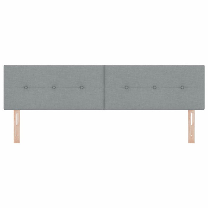 Tăblie LED cu lumini cu bandă LED Gri deschis 180 cm Poliester - WALTI WALTI