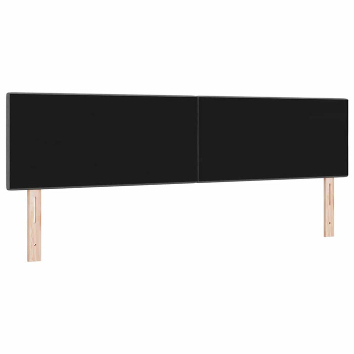 Tăblie LED cu benzi LED cu headboard Gri închis 180 cm țesătură WALTI