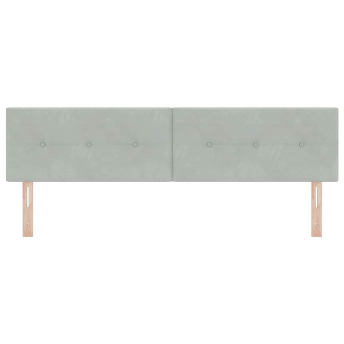 Tăblie LED cu lumini cu bandă LED Gri deschis 180 cm Poliester - WALTI WALTI