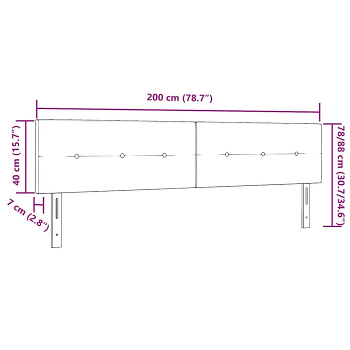 Tăblie LED cu benzi LED Manual Gri deschis 200 cm țesătură WALTI