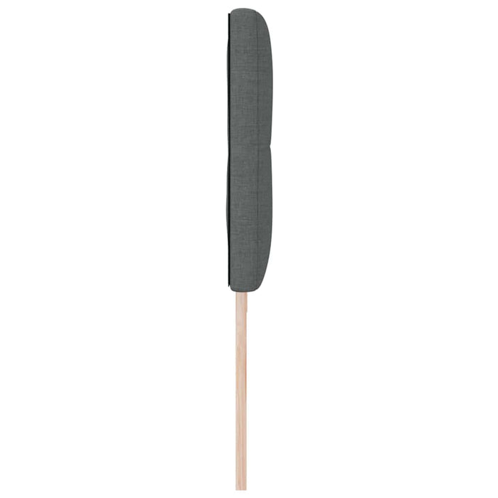 Tăblie LED cu benzi LED cu headboard Gri închis 200 cm țesătură - WALTI WALTI