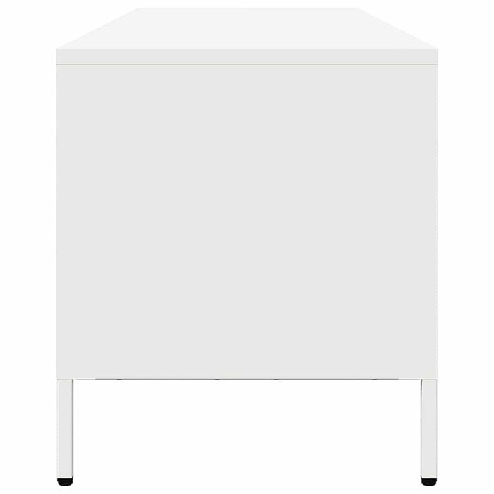 Dulap TV, alb, 202x39x43,5 cm, oțel laminat la rece - WALTI WALTI