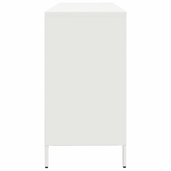 Dulap, alb, 135x39x73,5 cm, oțel laminat la rece - WALTI WALTI