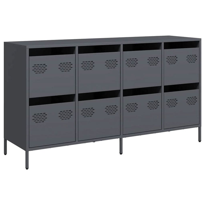 Dulap, antracit, 135x39x73,5 cm<br />, oțel laminat la rece - WALTI WALTI