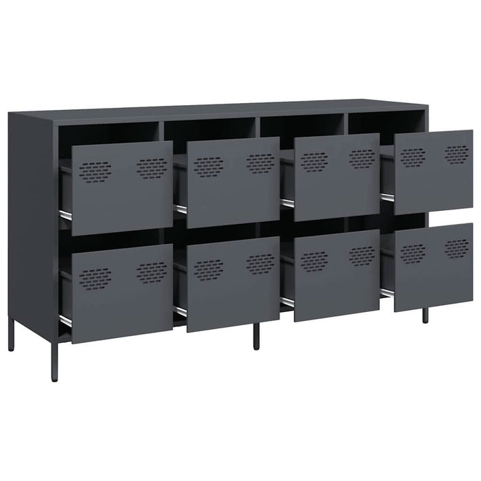 Dulap, antracit, 135x39x73,5 cm<br />, oțel laminat la rece - WALTI WALTI