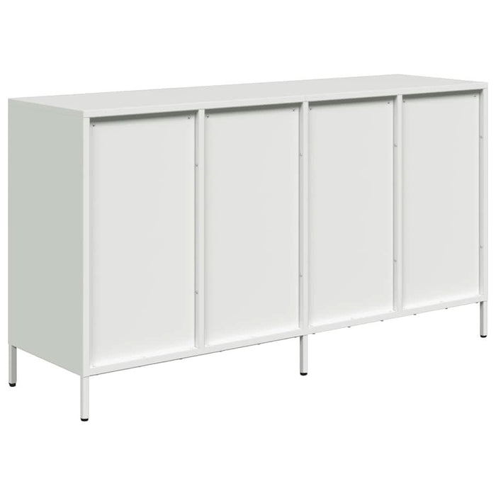 Dulap, alb, 135x39x73,5 cm, oțel laminat la rece - WALTI WALTI