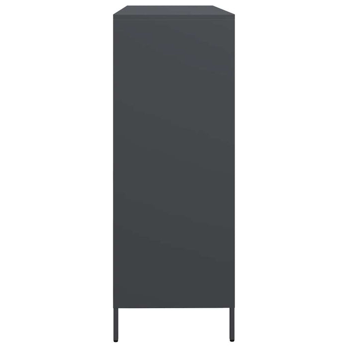 Dulap, antracit, 135x39x103,5 cm, oțel laminat la rece - WALTI WALTI