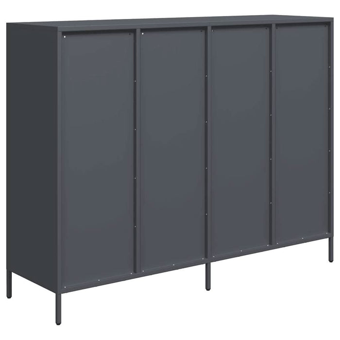 Dulap, antracit, 135x39x103,5 cm, oțel laminat la rece - WALTI WALTI