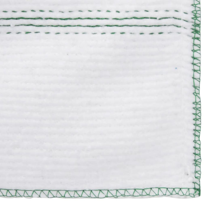 Lavete de podea, 10 buc., alb cu dungi verzi, 50x60 cm - WALTI WALTI
