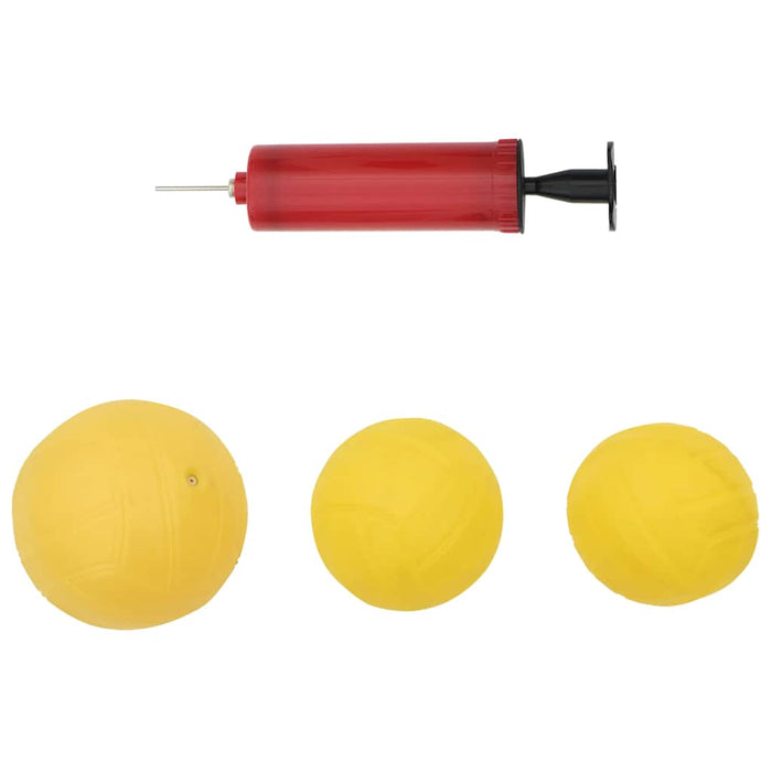 Set plasă rotundă cu 3 mingi și pompă suplimentară, Ø90x20 cm - WALTI WALTI