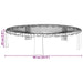 Set plasă rotundă cu 3 mingi și pompă suplimentară, Ø90x20 cm - WALTI WALTI