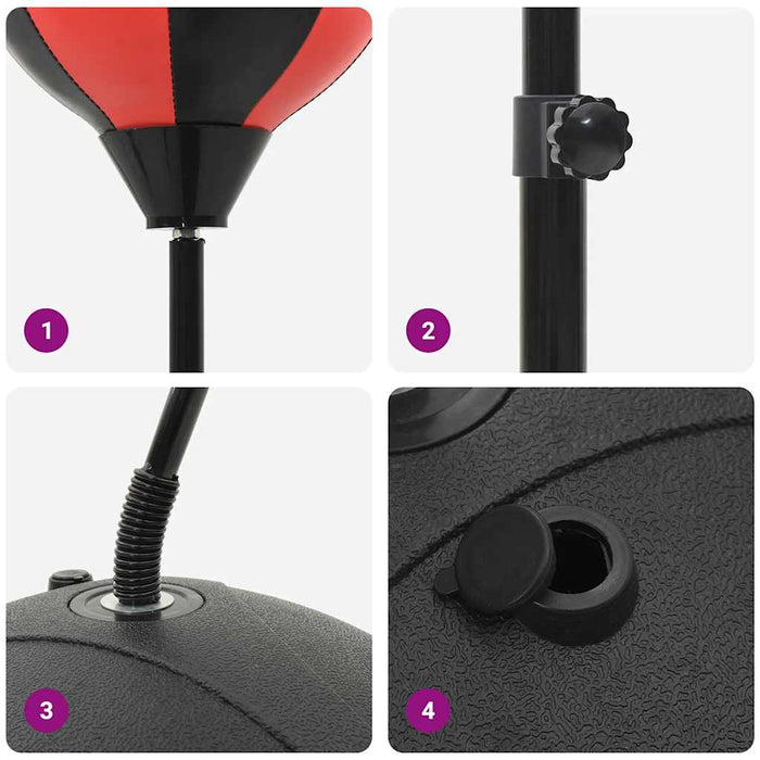 Set minge de box cu mănuși/pompă, înălțime reglabilă 81-122 cm - WALTI WALTI
