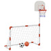 Set fotbal și baschet pentru copii cu mingi, 98x50x70 cm - WALTI WALTI