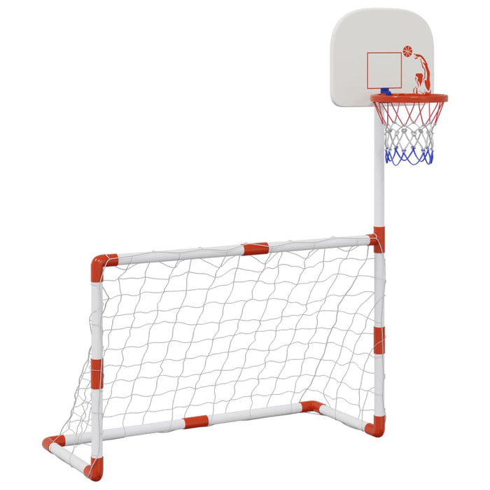 Set fotbal și baschet pentru copii cu mingi, 98x50x70 cm - WALTI WALTI