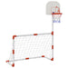 Set fotbal și baschet pentru copii cu mingi, 98x50x70 cm - WALTI WALTI