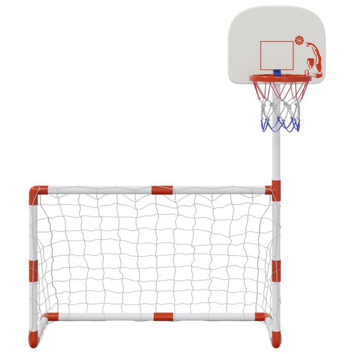 Set fotbal și baschet pentru copii cu mingi, 98x50x70 cm - WALTI WALTI
