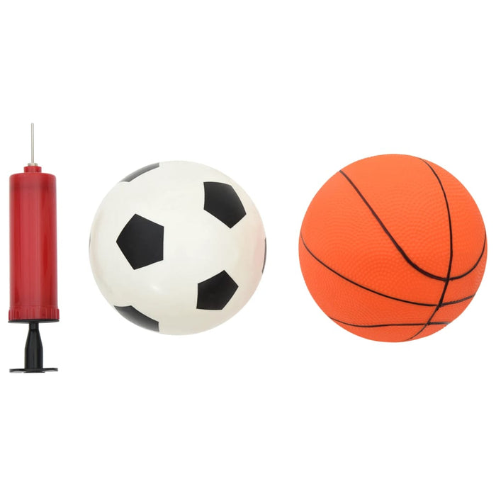 Set fotbal și baschet pentru copii cu mingi, 98x50x70 cm - WALTI WALTI