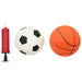 Set fotbal și baschet pentru copii cu mingi, 98x50x70 cm - WALTI WALTI
