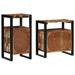 Set de mobilier pentru baie 2 pcs Maro Lemn masiv reciclat - WALTI WALTI