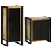 Set de mobilier pentru baie 2 pcs Maro Lemn de mango solid - WALTI WALTI