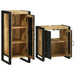 Set de mobilier pentru baie 2 pcs Maro Lemn de mango solid - WALTI WALTI