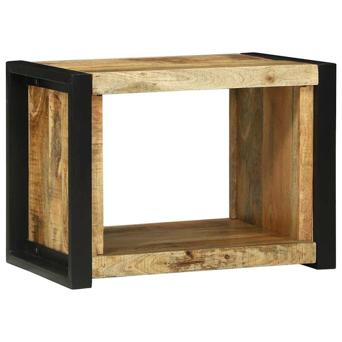 Set de mobilier pentru baie 4 buc. Maro și negru WALTI