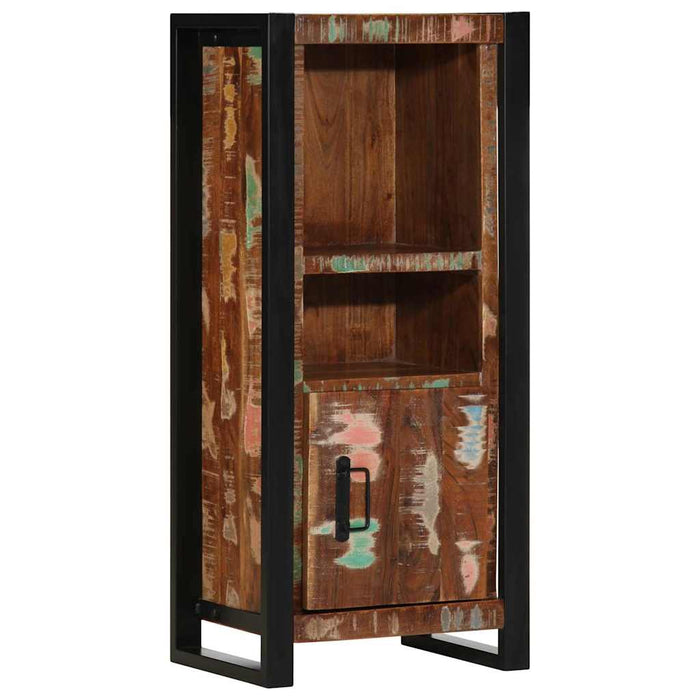 Set de mobilier pentru baie cu ușă 4 pcs Lemn recuperat solid - WALTI WALTI