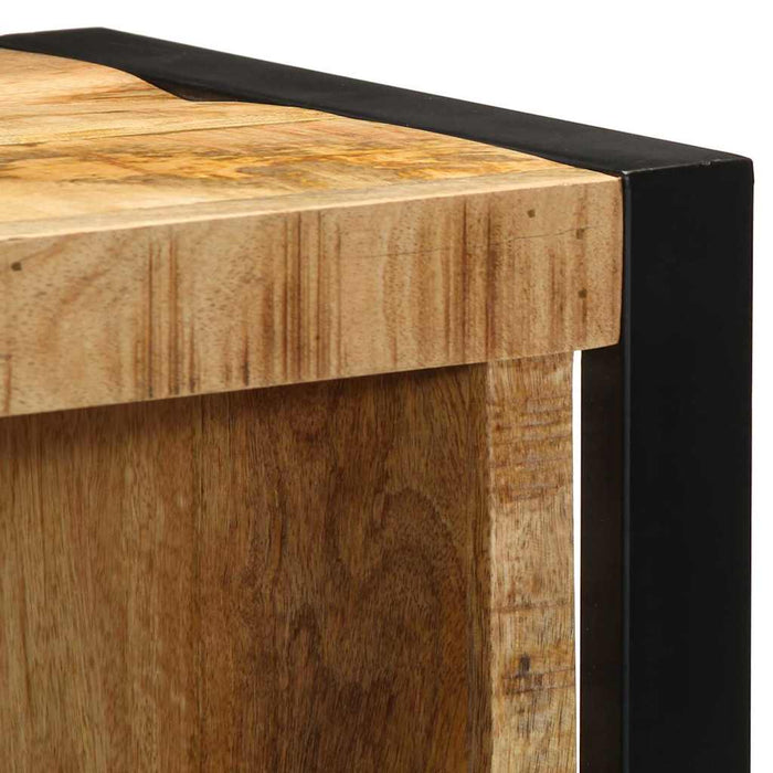 Set de mobilier pentru baie 4 buc. Maro Lemn de mango solid WALTI