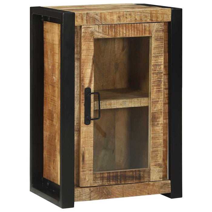 Set de mobilier pentru baie 4 buc. Maro Lemn de mango solid WALTI