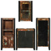 Set de mobilier pentru baie cu ușă 4 pcs Lemn recuperat solid - WALTI WALTI