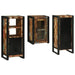 Set de mobilier pentru baie cu ușă 3 pcs Lemn recuperat solid - WALTI WALTI
