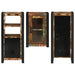 Set de mobilier pentru baie cu ușă 3 pcs Lemn recuperat solid - WALTI WALTI