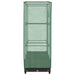 Strat înălțat cu husă de seră, aspect ratan, 80x40x123 cm - WALTI WALTI
