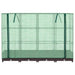 Strat înălțat cu husă de seră, aspect ratan, 160x40x123 cm - WALTI WALTI