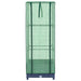 Strat înălțat cu husă de seră, aspect ratan, 40x40x123 cm - WALTI WALTI