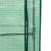 Strat înălțat cu husă de seră, aspect ratan, 160x40x153 cm - WALTI WALTI