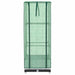 Strat înălțat cu husă de seră, aspect ratan, 40x40x123 cm - WALTI WALTI