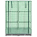 Strat înălțat cu husă de seră, aspect ratan, 80x40x123 cm - WALTI WALTI