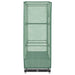 Strat înălțat cu husă de seră, aspect ratan, 80x40x123 cm - WALTI WALTI